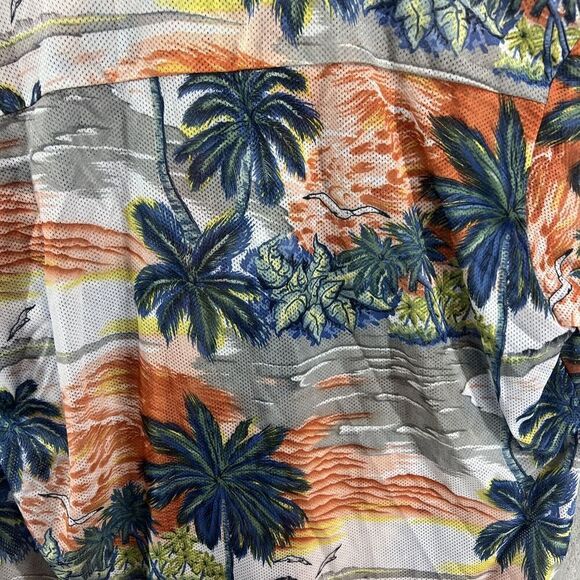 Pineapple Connection Hawaiian Shirt Mens XL Multicolor Button Up Palm Trees - Picture 5 of 7